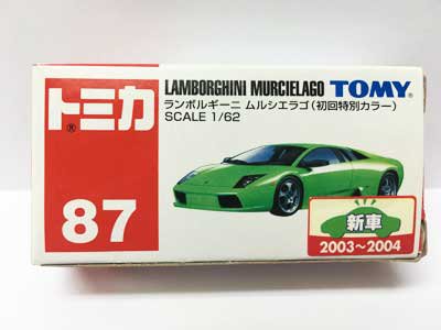 トミカ 87 ランボルギーニ ムルシエラゴ（初回特別カラー） TMC00523