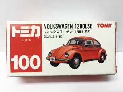 トミカ NO.100 フォルクスワーゲン 1200LSE 赤箱（日本製 