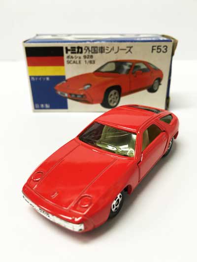 トミカ F53 ポルシェ 928 青箱 - ガシャポン,フィギュア,トミカ,食玩 ...