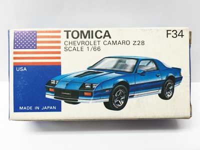 トミカ F34 シボレー カマロ Z28 青箱 - ガシャポン,フィギュア,トミカ