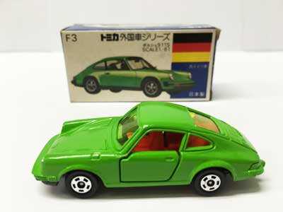 トミカ F3 ポルシェ911S 青箱 - ガシャポン,フィギュア,トミカ,食玩