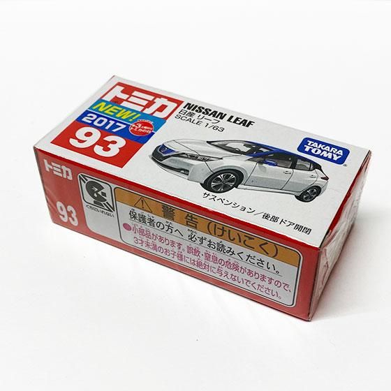 トミカ 93 日産リーフ（新車シール付き）