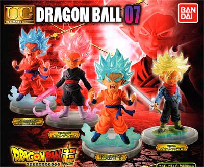 バンダイ　ドラゴンボール超 UGドラゴンボール07　全４種フルセット