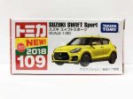  トミカ 109　スズキ スイフトスポーツ（新車シール付）　TMC00764