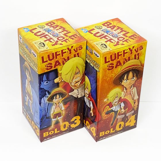 ワンピース　ワールドコレクタブルフィギュア　Battle of Luffy Whole Cake Island　モンキー・Ｄ・ルフィVSサンジ
