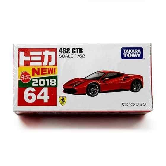 トミカ 64 488 GTB(新車シール付) TMC01136