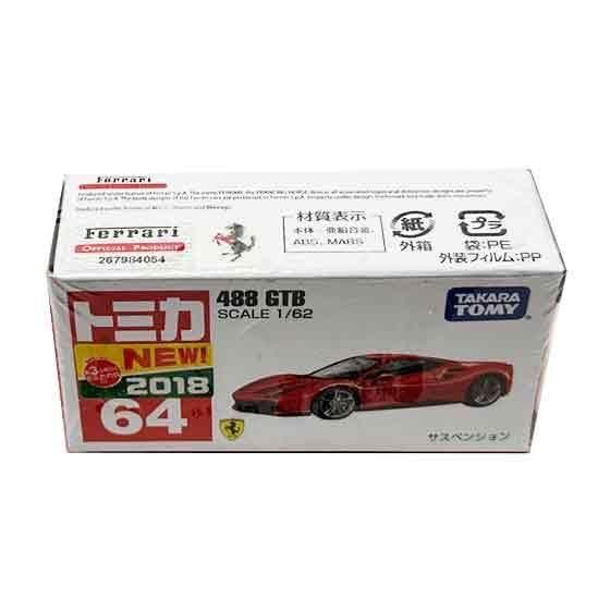 トミカ 64 488 GTB(新車シール付) TMC01136 2枚目