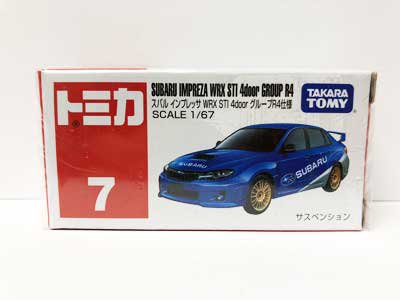 セットアップ トミカ 7 インプレッサ WRX STI4doorグループR仕様