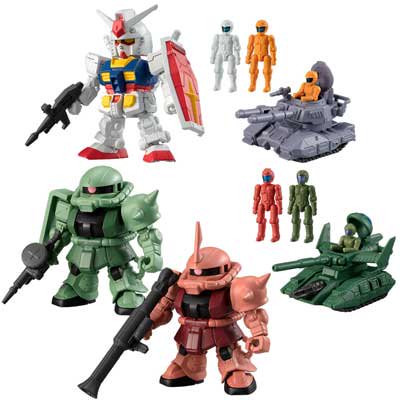 バンダイ 機動戦士ガンダム マイクロウォーズ 全5種フルセット