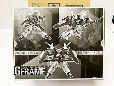 プレミアムバンダイ限定　機動戦士ガンダム Gフレーム Ex-Sガンダム/Sガンダム