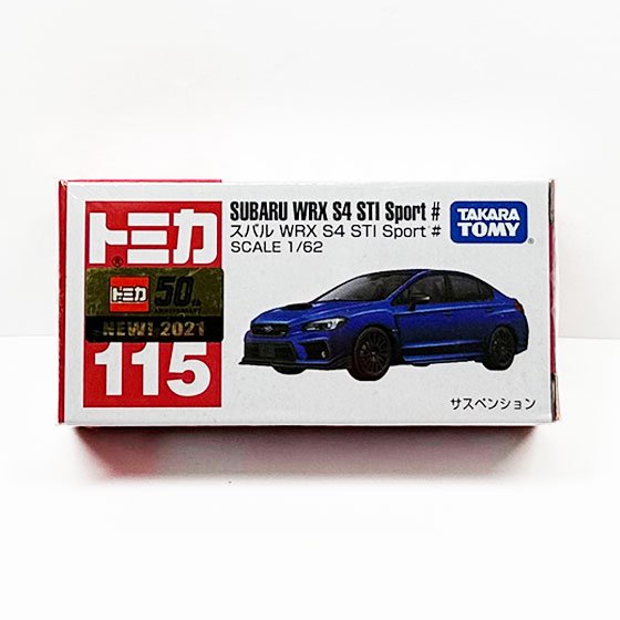 トミカ 115　スバル WRX S4 STI Sport #（新車シール付）