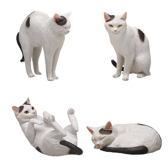 キタンクラブ　ART IN THE POCKET 森口修の猫 フィギュアマスコット2　全4種フルセット
