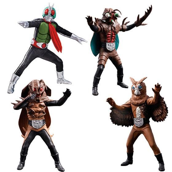 バンダイ　HG仮面ライダーclassic 弐　全4種フルセット