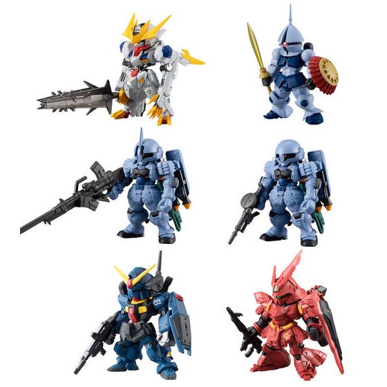 バンダイ FW GUNDAM CONVERGE 10周年 ♯SELECTION 01 全6種フルセット