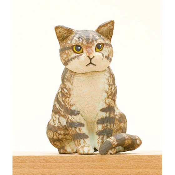 キタンクラブ　ART IN THE POCKET　はしもとみお　猫の彫刻　キジトラ　TC01863