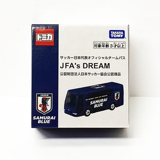 トミカ　サッカー日本代表オフィシャルチームバス JFA's DREAM　TMC01098
