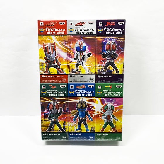 仮面ライダーシリーズ ワールドコレクタブルフィギュア ~仮面ライダー3号登場~　全6種フルセット　OPZ00440