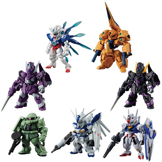 バンダイ FW GUNDAM CONVERGE 10周年 ♯SELECTION 03 全7種フルセット