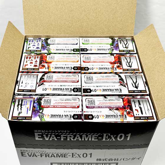 バンダイ EVA-FRAME-EX：新世紀エヴァンゲリオン 全8種フルセット