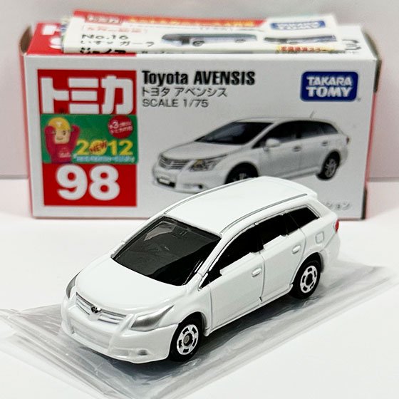 トミカ 98　トヨタ アベンシス（新車シール付）