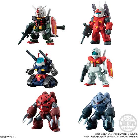 バンダイ FW GUNDAM CONVERGE #OPERATION JABURO 全6種フルセット