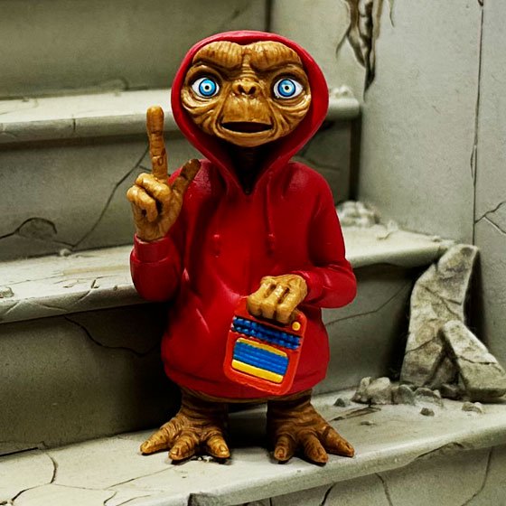  タカラトミーアーツ　E.T. 名場面コレクション 〜ボクたちの大好きなE.T.〜　E.T.と通信機　TC02764