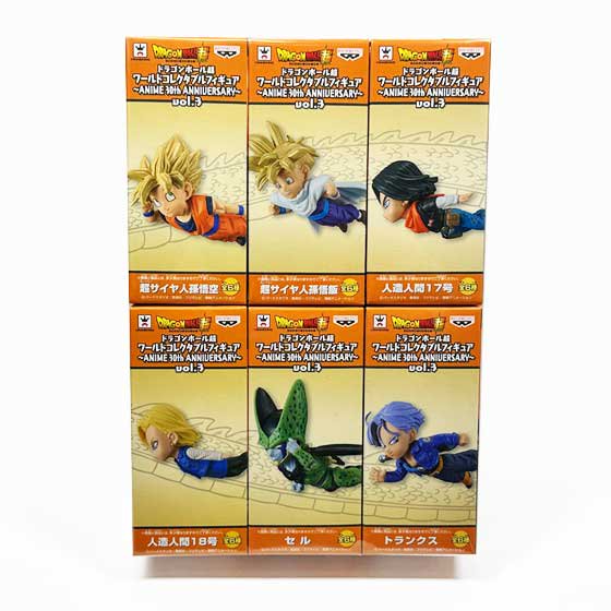 映画ドラゴンボール超 ワールドコレクタブルフィギュアvol.3　全6種フルセット