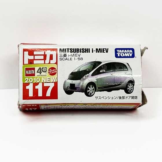 トミカ117 三菱 I-MiEV（新車シール付）（箱イタミ有り）