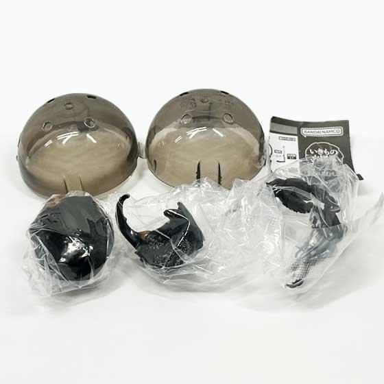 つかもんたさま　限定カブトムシ2本 BANDAI いきもの大図鑑 かぶとむし06 [3.オオツノメンガタカブト