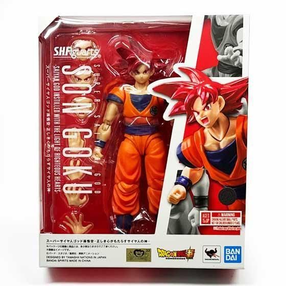 バンダイ S.H.Figuarts スーパーサイヤ人ゴッド孫悟空-正しき心