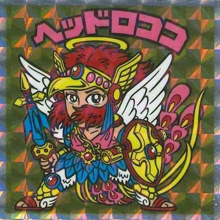 ビックリマンシール初代ヘッドロココ ロッテ ヘッドだらけのビックリマンチョコ No.17 ヘッドロココ