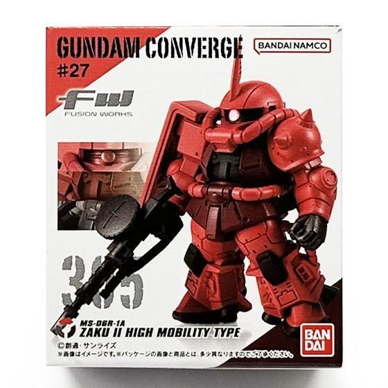 バンダイ FW GUNDAM CONVERGE ♯27 305 シャア専用高機動型ザクⅡ