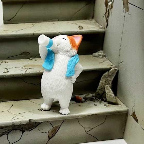 ねこさん専用　ホエールテイル ◇即日発送◇Sitting Cat 白猫 黒猫 ネックレス【MIP1177】