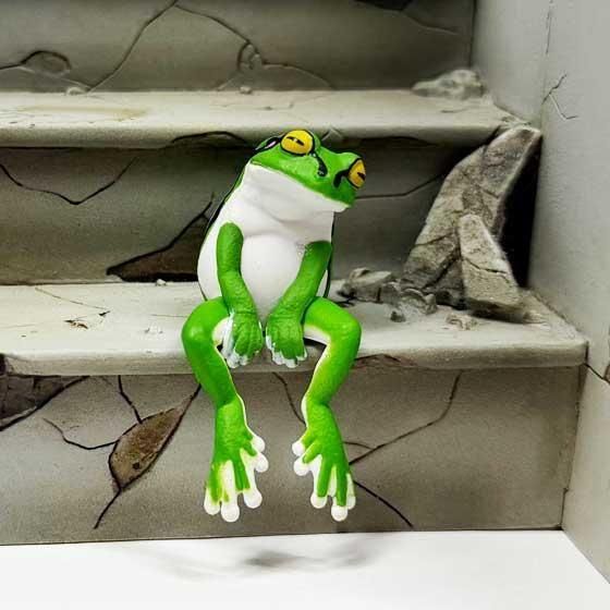 エール ふちやすみ アマガエル すわり TC03782