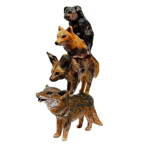 はしもとみおのブレーメンの音楽隊彫ってみた。(web版) 犬の音楽隊 BC01695