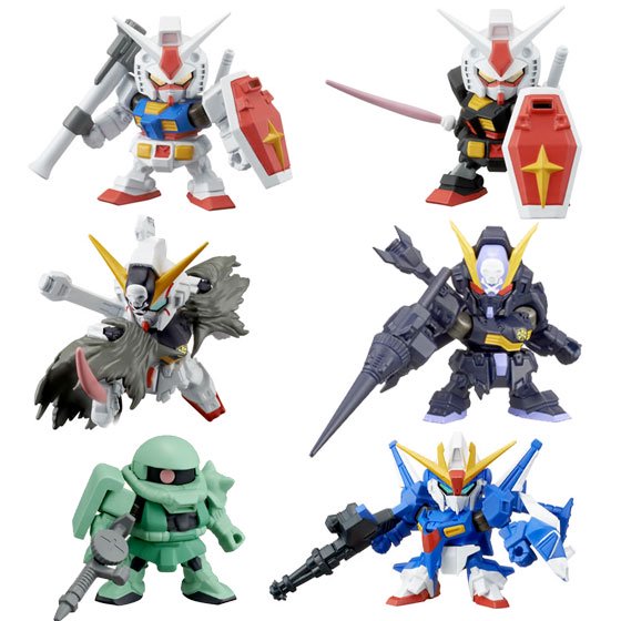 バンダイ　機動戦士ガンダム　ガシャポン戦士NEXT11　全6種フルセット