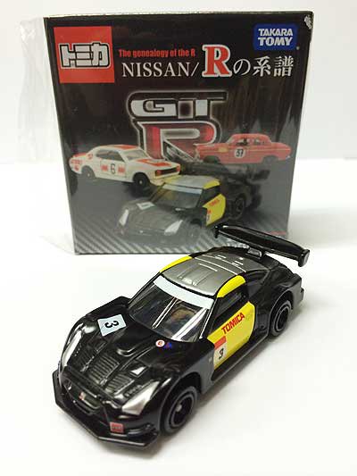 トミカ　NISSAN／Rの系譜　日産 GT-R（R35）スーパーGTテストカー TMC00546
