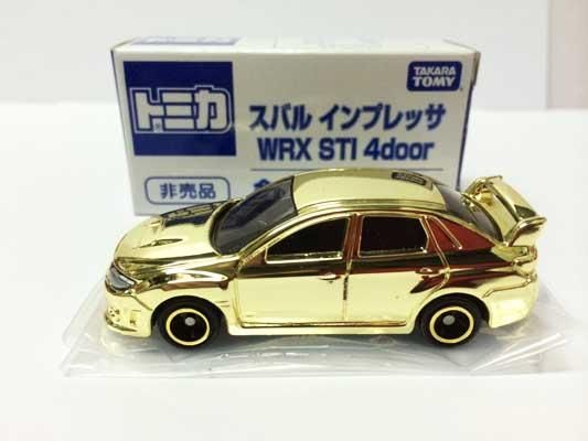 トミカ博2015 スバル インプレッサWRX STI 4door（金メッキ