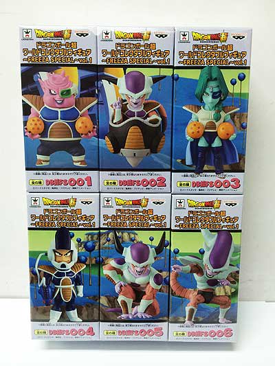 ドラゴンボール超 ワールドコレクタブルフィギュア FREEZA SPECIAL vol.１ 全６種フルセット - ガシャポン