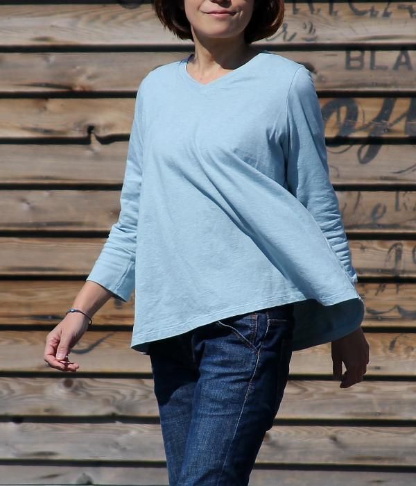 【 Fab Garden 】 ふんわり 7th SLEEVES T-SHIRT