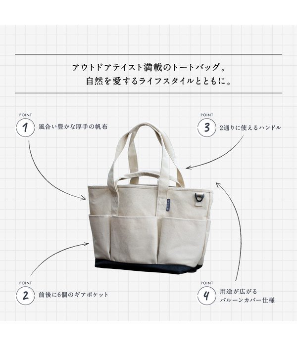 鎌倉天幕】 TOTE BAG Favorite NO.14 - DOPE&DRAKKAR OFFICIAL ONLINE SHOP