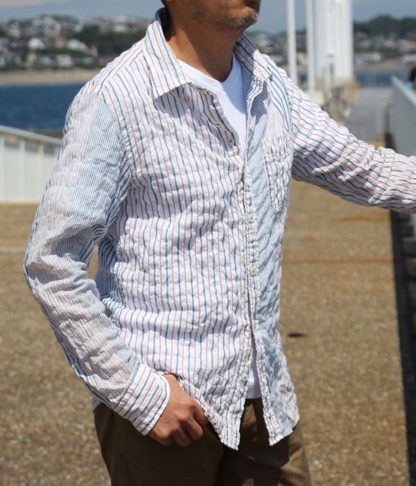 <img class='new_mark_img1' src='https://img.shop-pro.jp/img/new/icons5.gif' style='border:none;display:inline;margin:0px;padding:0px;width:auto;' />STRIPE LIGHT SHIRT