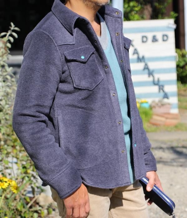 <img class='new_mark_img1' src='https://img.shop-pro.jp/img/new/icons5.gif' style='border:none;display:inline;margin:0px;padding:0px;width:auto;' />FLEECE WESTERN SHIRT JACKET