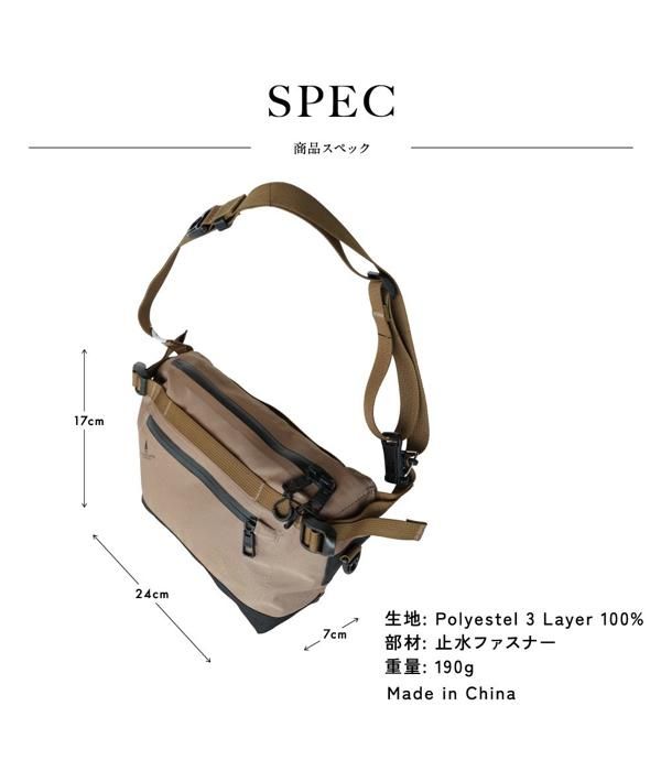 鎌倉天幕×AS2OV】WATER PROOF CORDURA FANNY PACK