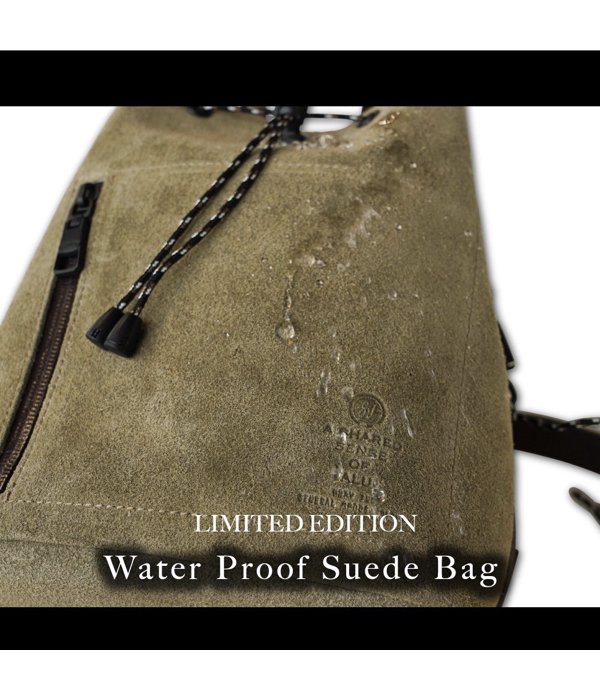 鎌倉天幕×AS2OV】WATER PROOF SUEDE BAG - DOPE&DRAKKAR OFFICIAL