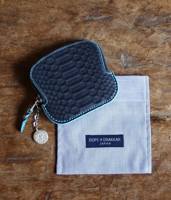 PYTHON SHELL WALLET  MINI / Navy
