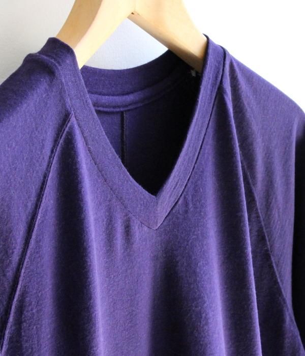<img class='new_mark_img1' src='https://img.shop-pro.jp/img/new/icons5.gif' style='border:none;display:inline;margin:0px;padding:0px;width:auto;' />WASHABLE WOOL 9th SLEEVES T-SHIRT