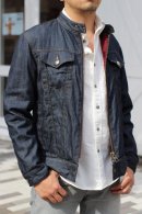 <img class='new_mark_img1' src='https://img.shop-pro.jp/img/new/icons24.gif' style='border:none;display:inline;margin:0px;padding:0px;width:auto;' />REVERSIBLE DENIM RIDERS JACKET