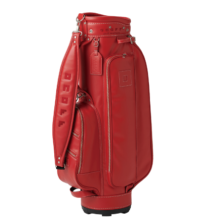 新品 ONOFF オノフ ゴルフ キャディバッグ 8.5型 本革調 ブラウン - ゴルフ