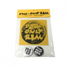 DYGL_DYGL × Only Real　缶バッチ&ステッカーセット